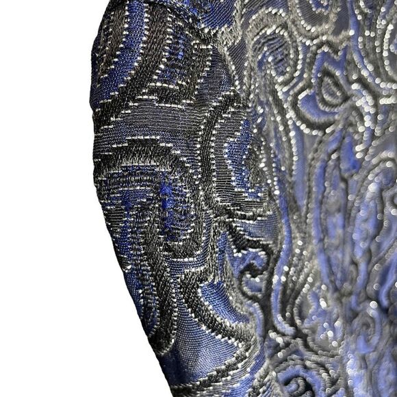 MSK Button Up Blazer Jacket Navy Blue - Picture 6 of 8